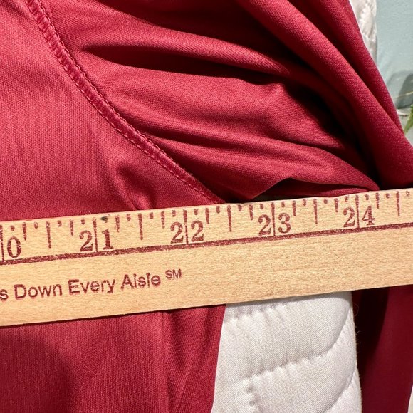 Reel Legends Size Large UPF 40 Performance Outfitters Long Sleeve Tee Shirt Red - Picture 5 of 12